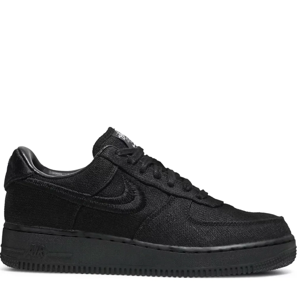 Nike Air Force 1 Low Stussy Black ||Plus Outlet