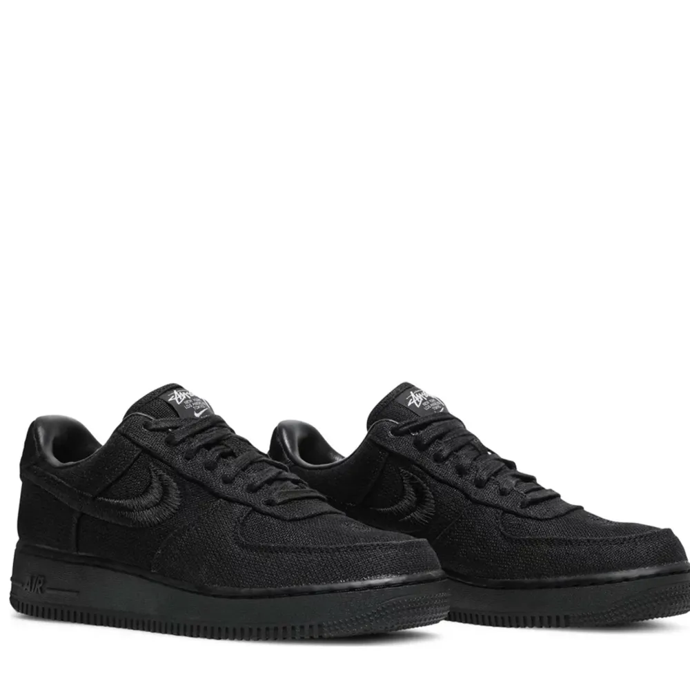 Nike Air Force 1 Low Stussy Black ||Plus Outlet