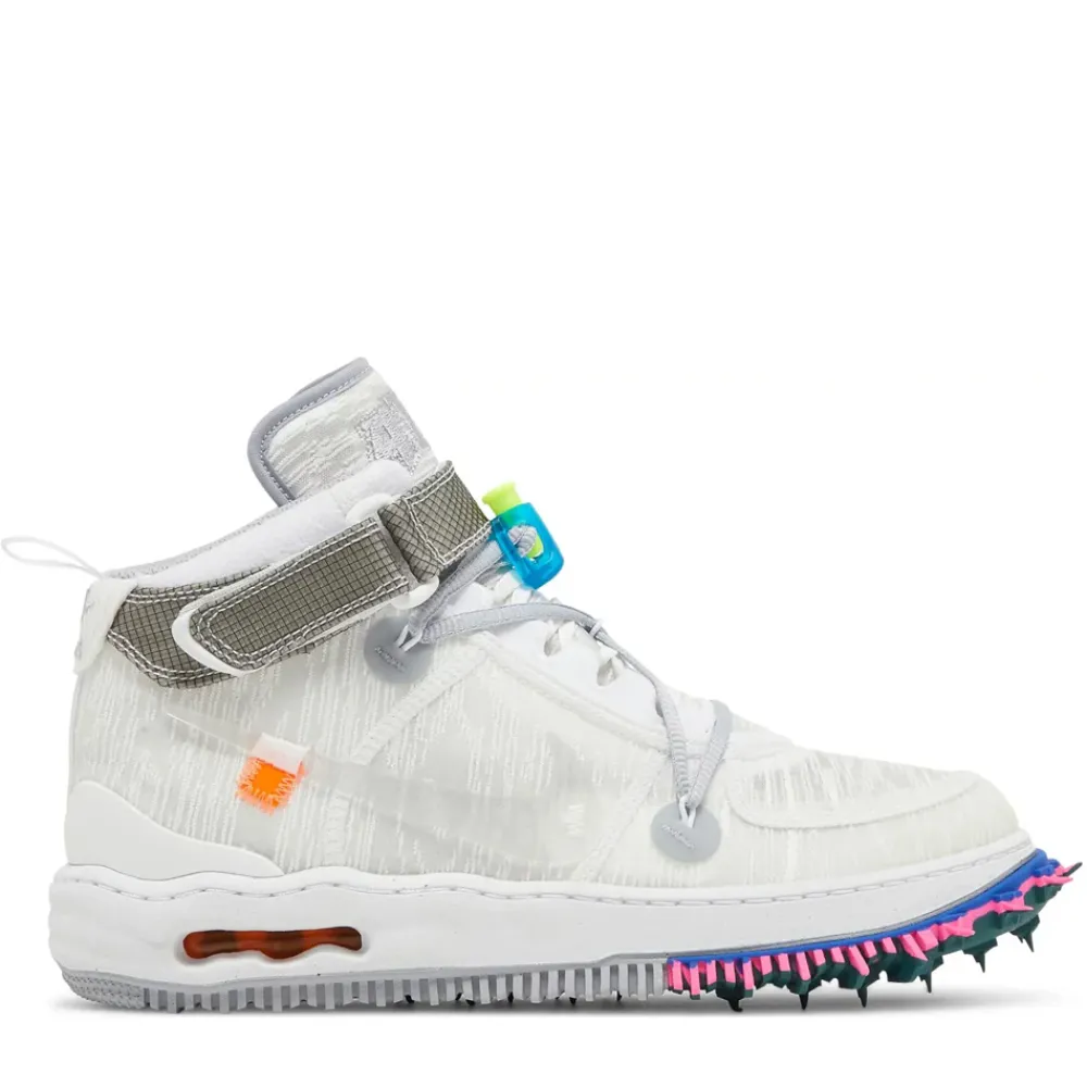 Nike Air Force 1 Mid Off-White White ||Plus New