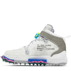 Nike Air Force 1 Mid Off-White White ||Plus New