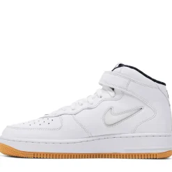 Nike Air Force 1 Mid QS Jewel NYC White Midnight Navy ||Plus Discount