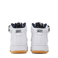 Nike Air Force 1 Mid QS Jewel NYC White Midnight Navy ||Plus Discount