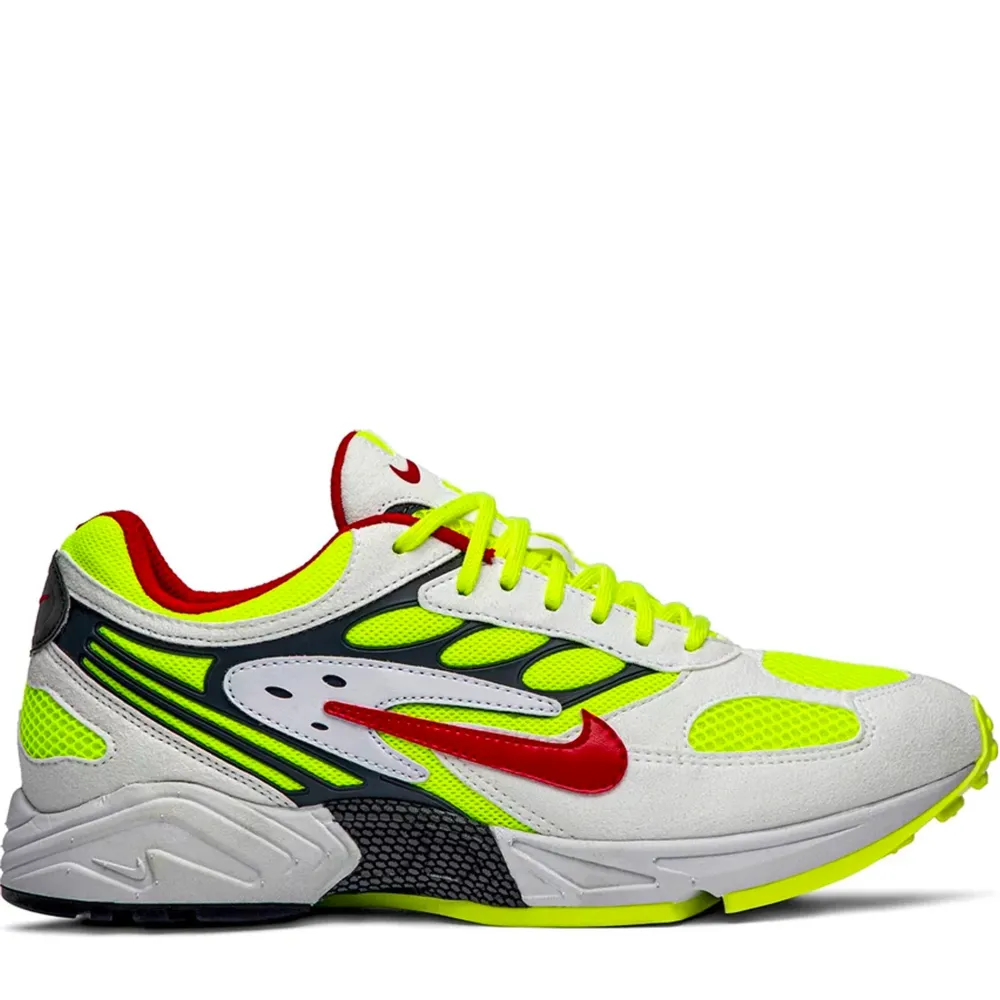 Nike Air Ghost Racer White Atom Red Neon Yellow ||Plus Sale