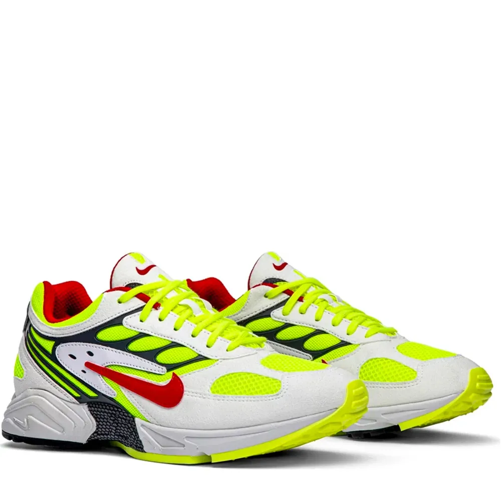 Nike Air Ghost Racer White Atom Red Neon Yellow ||Plus Sale