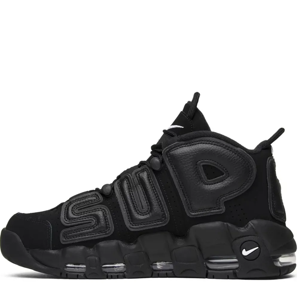 Nike Air More Uptempo Supreme Suptempo Black ||Plus Sale