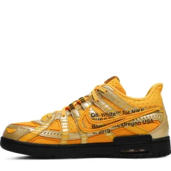 Nike Air Rubber Dunk Off-White University Gold ||Plus Outlet