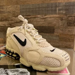 Nike Air Zoom Spiridon Cage 2 Stussy Fossil ||Plus Best
