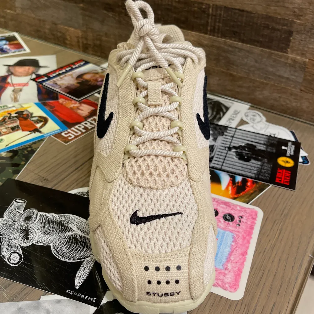 Nike Air Zoom Spiridon Cage 2 Stussy Fossil ||Plus Best