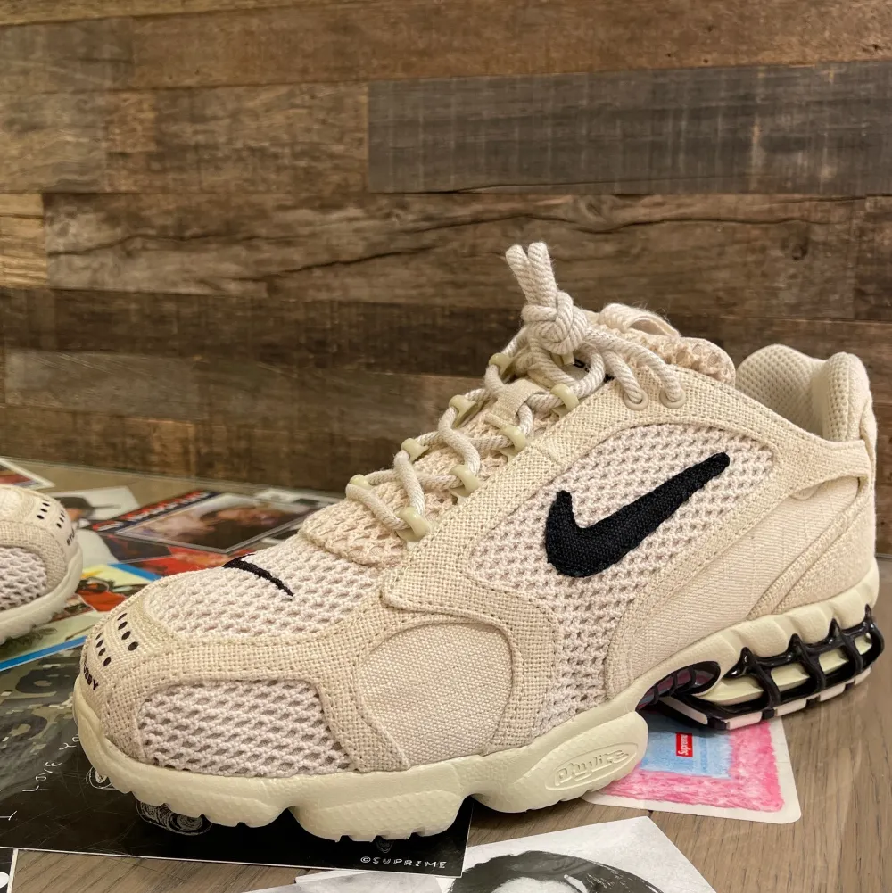 Nike Air Zoom Spiridon Cage 2 Stussy Fossil ||Plus Best