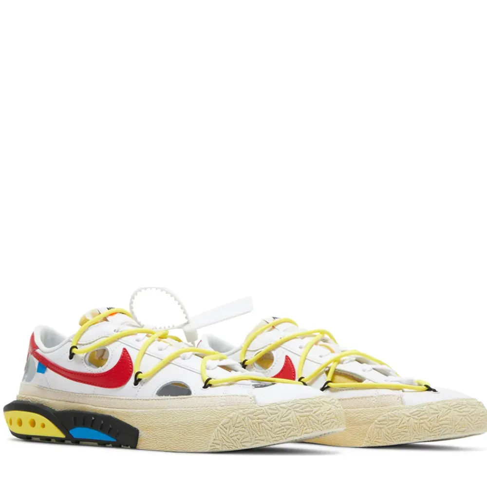 Nike Blazer Low Off-White University Red ||Plus New
