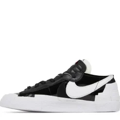 Nike Blazer Low Sacai Black Patent Leather ||Plus Clearance