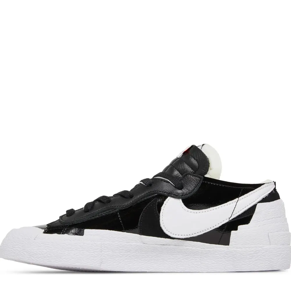 Nike Blazer Low Sacai Black Patent Leather ||Plus Clearance