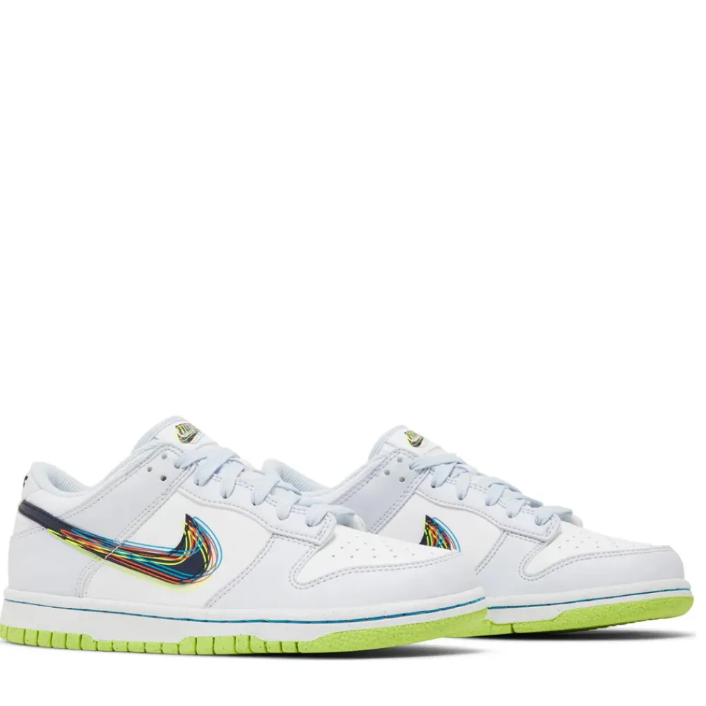 Nike Dunk Low 3D Swoosh Grey (GS) ||Plus Best
