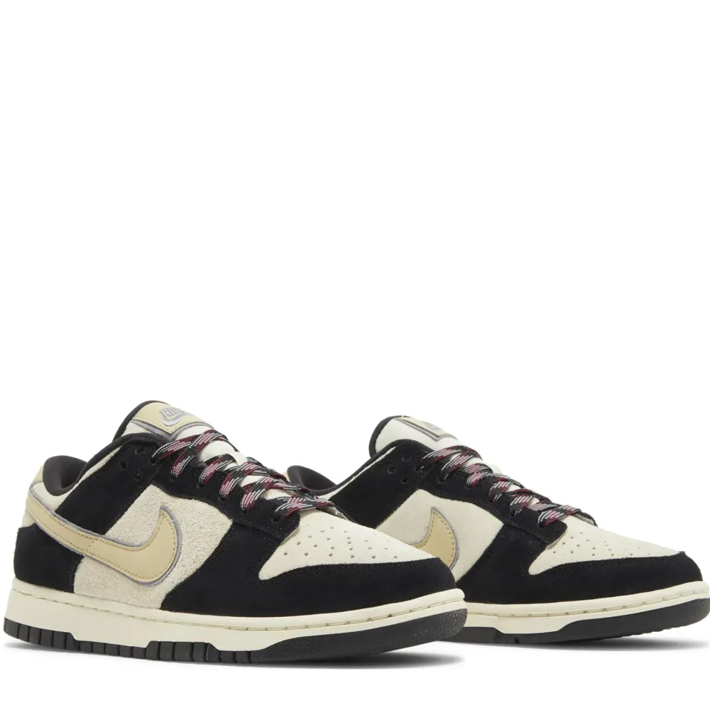 Nike Dunk Low LX Black Suede Team Gold (W)|Plus Outlet