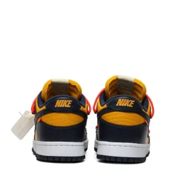 Nike Dunk Low Off-White University Gold Midnight Navy ||Plus New
