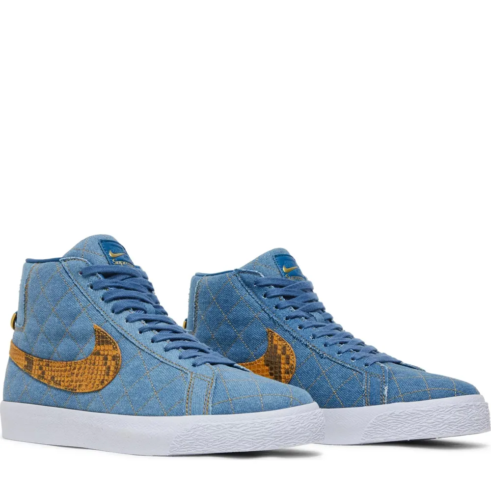 Nike SB Blazer Mid QS Supreme Denim|Plus Outlet