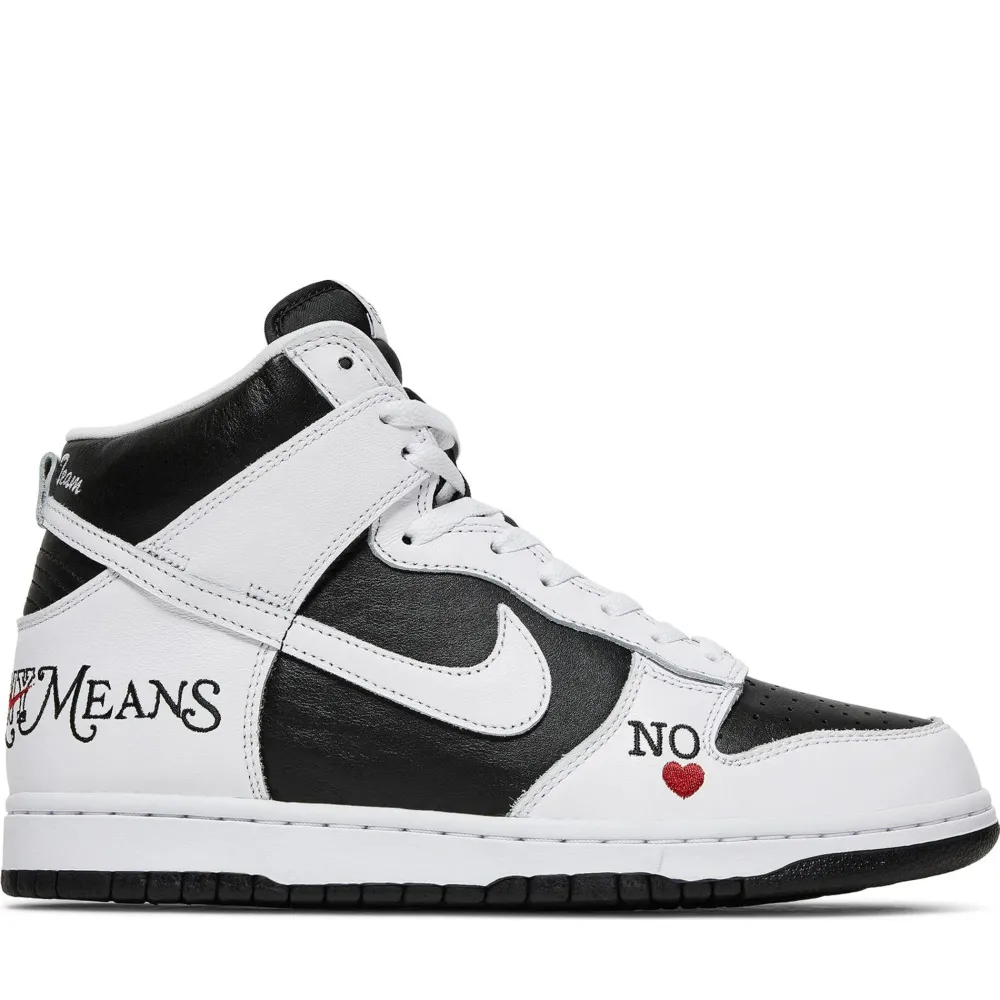 Nike SB Dunk High Supreme By Any Means Black ||Plus Discount