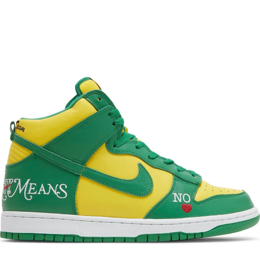 Nike SB Dunk High Supreme By Any Means Brazil|Plus Sale
