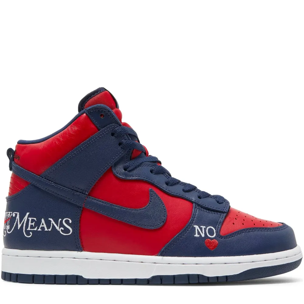 Nike SB Dunk High Supreme By Any Means Navy ||Plus Discount