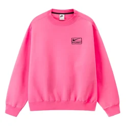 Nike x Stussy NRG BR Crew Fleece Pink ||Plus Online
