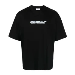 Off-White Blurred Logo T-Shirt Black ||Plus Best