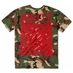 Off-White Camouflage Tee ||Plus Sale