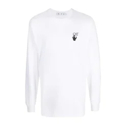 Off-White Caravaggio Lute Long-Sleeve Tee White ||Plus Clearance
