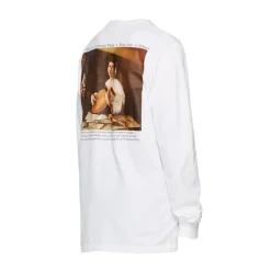Off-White Caravaggio Lute Long-Sleeve Tee White ||Plus Clearance