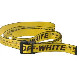 Off-White Industrial Belt Yellow/Black ||Plus Discount
