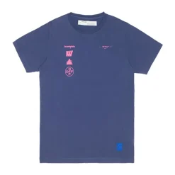 OFF-WHITE Mariana de Silva Over T-Shirt Blue ||Plus Discount