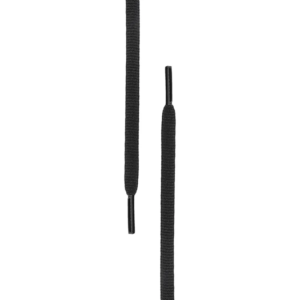 Black Thin Oval Laces | PLUS|Plus Basics Discount