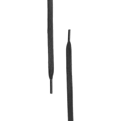 Black Waxed Flat Laces | PLUS|Plus Basics Fashion