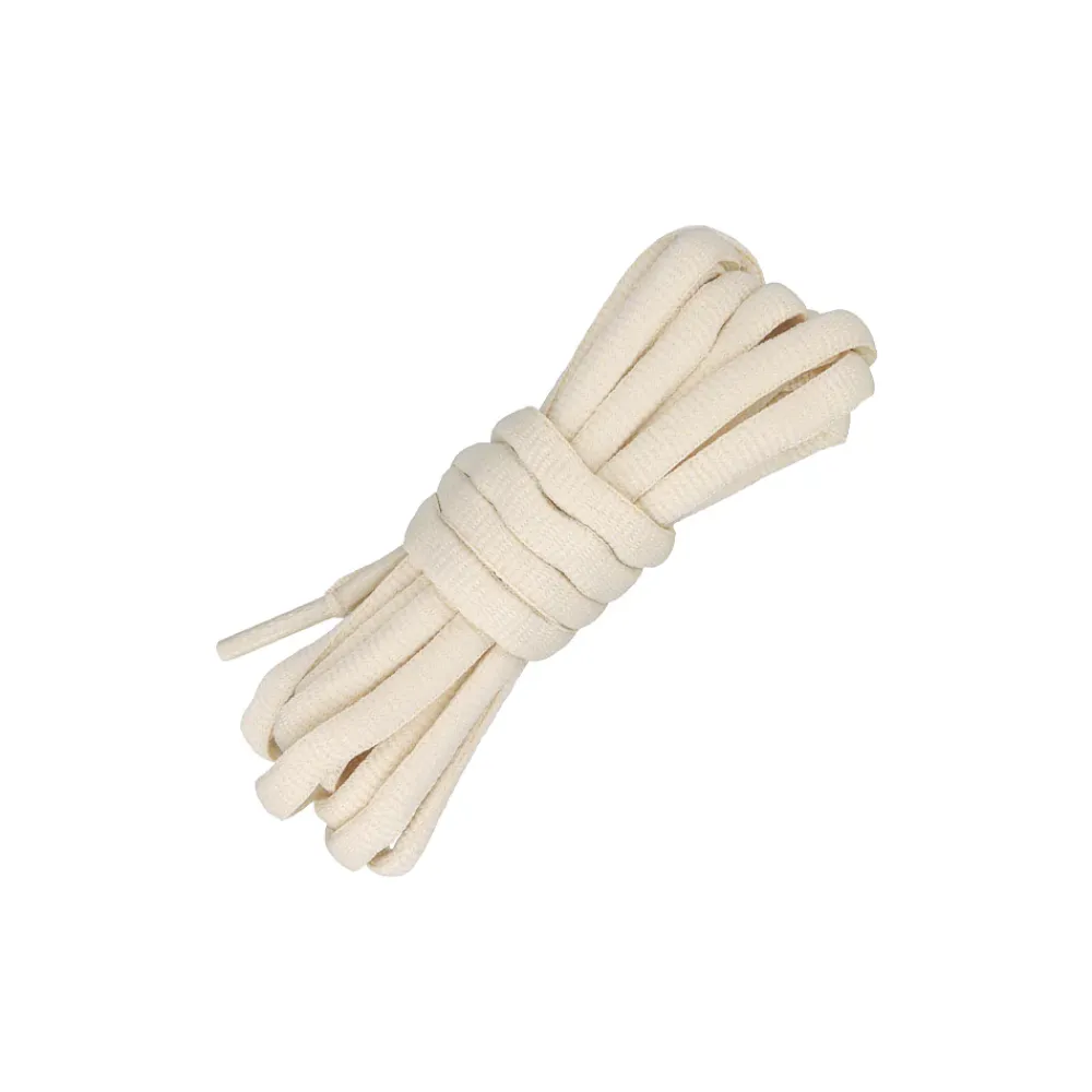 Cream Thin Oval Laces | PLUS|Plus Basics Sale