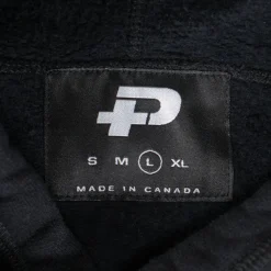 Embroidered Logo Hoodie Black ||Plus Hot