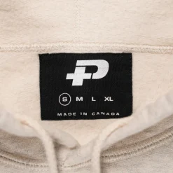 Embroidered Logo Hoodie Eggshell ||Plus Hot