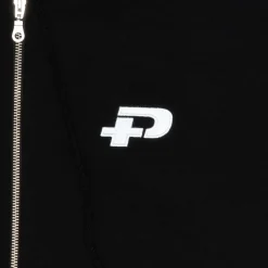 Plus Embroidered Logo Zip Up Hoodie Black | PLUS|Plus Basics Sale