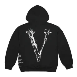 Pop Smoke x Vlone Faith Hoodie Black | PLUS|Plus2 Clearance