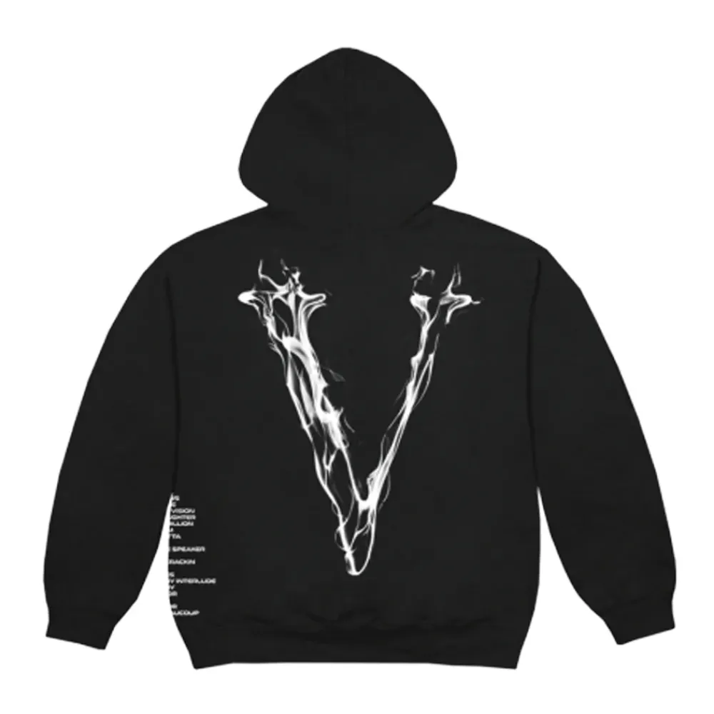 Pop Smoke x Vlone Faith Hoodie Black | PLUS|Plus2 Clearance