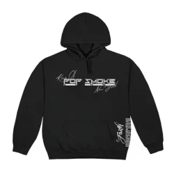 Pop Smoke x Vlone Faith King of New York Hoodie Black | PLUS|Plus2 Best