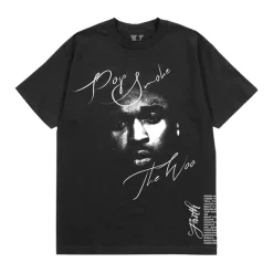 Pop Smoke x Vlone Faith T-shirt Black ||Plus Sale