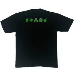 Psychworld Block Letter Tee Black|Plus Fashion