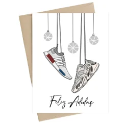 "Feliz Adidas" Greeting Card ||Plus Sale