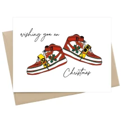"Wishing You An OFF WHITE Christmas" Greeting Card ||Plus Discount