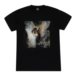 Revenge Angel Kiss Tee Black | PLUS|Plus2 Discount