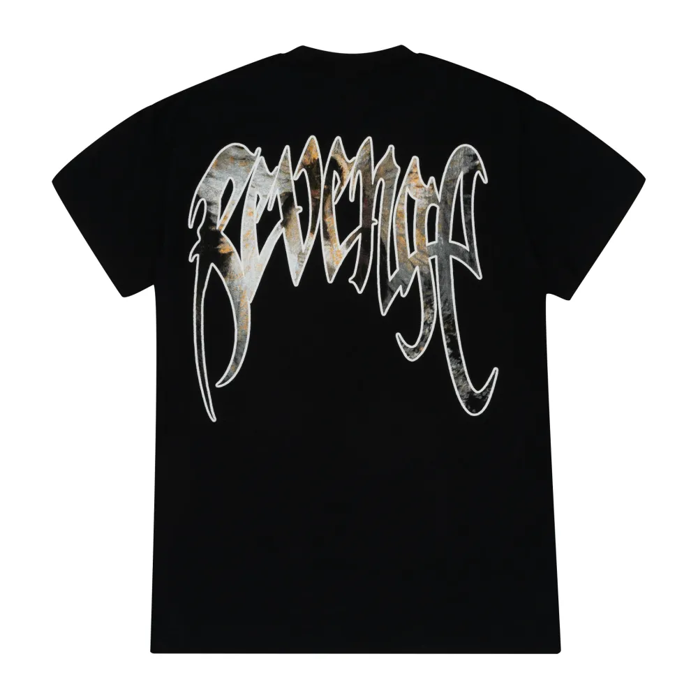 Revenge Angel Kiss Tee Black | PLUS|Plus2 Discount