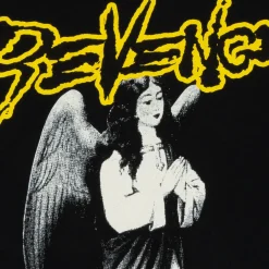 Revenge Angel Tee Black/Yellow | PLUS|Plus2 Discount