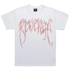 Revenge Bones Tee White/Red|Plus2 Fashion