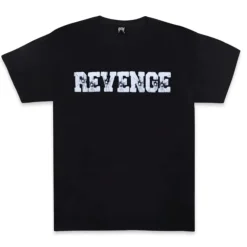Revenge Bullet Hole Tee Black | PLUS|Plus2 Fashion