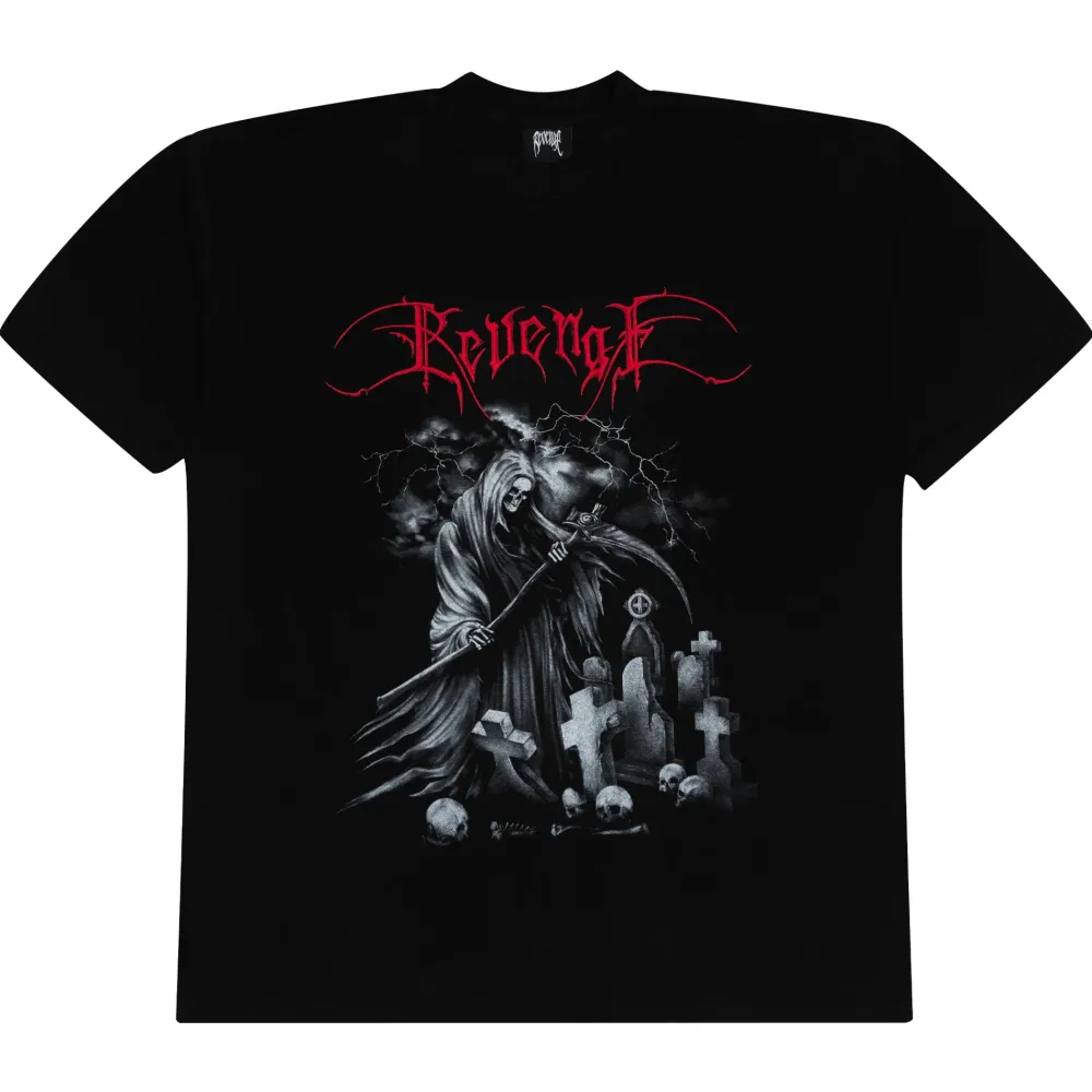 Revenge Cemetery Tee Black | PLUS|Plus2 Hot