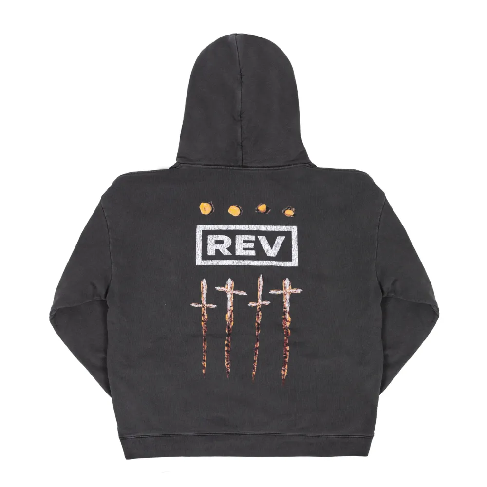 Revenge Closer To God Hoodie Washed Black|Plus2 New